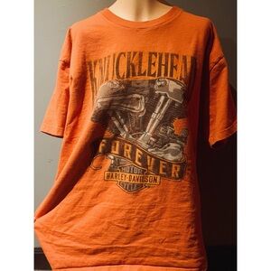 Harley-Davidson Knucklehead Forever Orange Tee